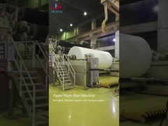 Machine de papier pneumatique horizontale à grande vitesse de pape Reel For de cylindre