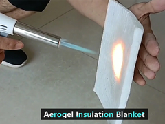 Pyrogel de couverture d'aérogel de silicone pour l'isolation thermique de chaleur ou de froid