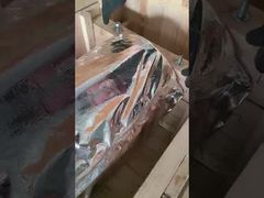 En caoutchouc synthétique noir EPDM Surface Corona Nip Roll avec structure du corps du rouleau à une seule couche