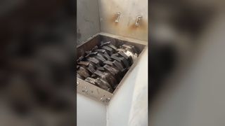 Broyeur de papier d'aluminium à double arbre pour la préparation de la fusion