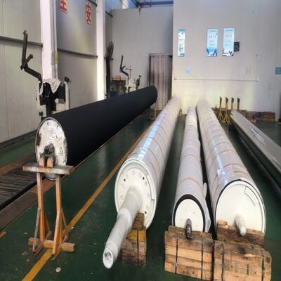 13000mm Corona Roller Synthetic Rubber Coated Resistant to 200 kV for Corona Treater with 700m/min Maximum Speed
