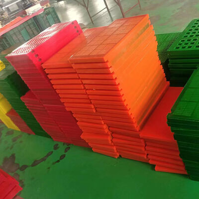 High Wear Resistance Polyurethane Dewatering Screen Mesh with 0.1mm Slot Opening and Steel Frame for Mining