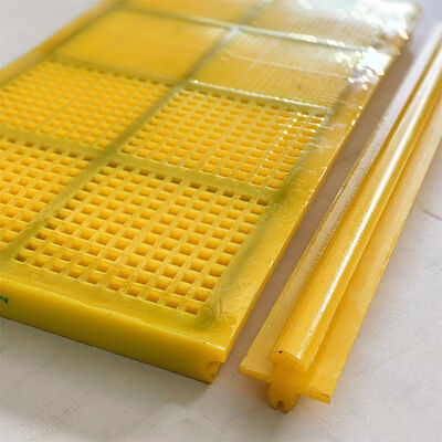 New 610×610mm WS85 Polyurethane Vibrating Screen Panel with Steel Frame and Circular/Linear/Square Apertures