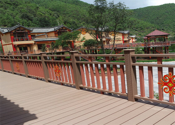 Wood Plastic Composite WPC Fence Board For Garden Outdoor Fence