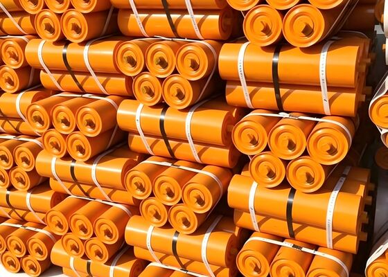 HDPE Conveyor Idler Roller Heavy Duty Bulk Material Handling Conveyor Component