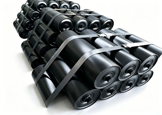 Self Aligning Conveyor Roller Mining Belt Tracking Heavy Duty Conveyor Component