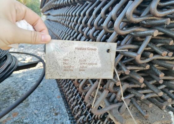 Long Service Life High Manganese Steel Vibrating Screen Mesh for Stone Crushing Plants