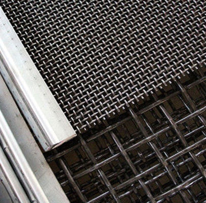 High Carbon Steel Wire Mining Screen Mesh With Hooks for Abrasion and Wear Resistance