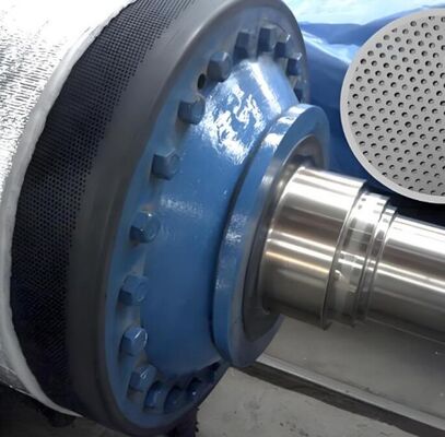 Paper Machine Blind Hole Press Roller with 600-1700mm Diameter and 15-40mm Rubber Thickness for Efficient Dewatering