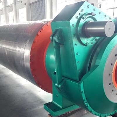 Vacuum Suction Press Roll with 30-40mm Rubber Coating and 4mm Drilled Holes for Paper Machine
