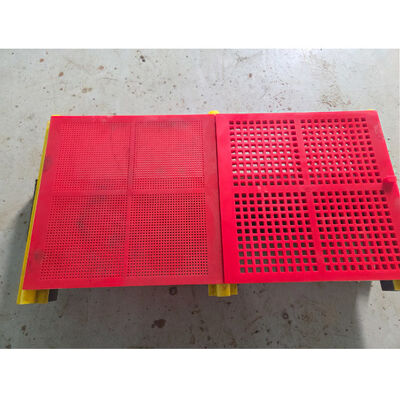 WS85 Polyurethane Screen Panel with Tension-Clamped Design for Wear-Resistant and Modular Mining Applications