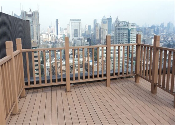 Waterproof Eco Friendly Composite Fence Panels WPC Garden Fence