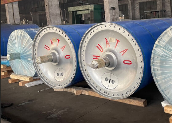Cast Iron High Security Dryer Cylinder for Papermaking with Ra 0.1-0.4 Roughness and 500-1200m/min Speed