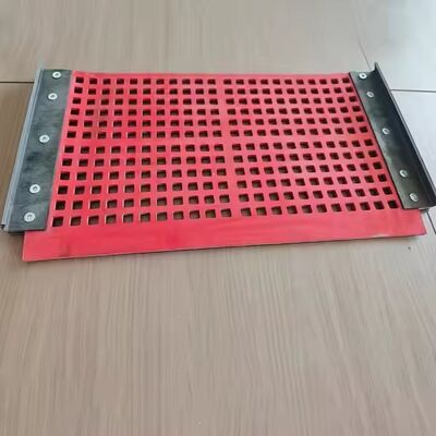 6mm Thickness Self-Cleaning Rubber Screen Panel with Hook Installation for Corrosion Resistant Mineral Screening