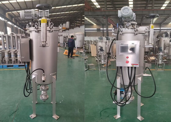 Stainless Steel Automatic Scraper Type Self Cleaning Filter Housing