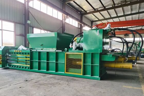 Waste Paper Hydraulic Baler Machine With High Pressure Of 140 Tons