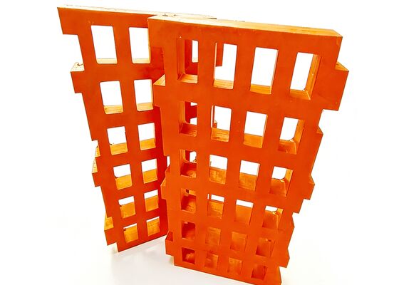 Anti-Blinding Trell-ex PS 305x305mm Polyurethane Screen with Steel Inserts for Gold Mining Technical