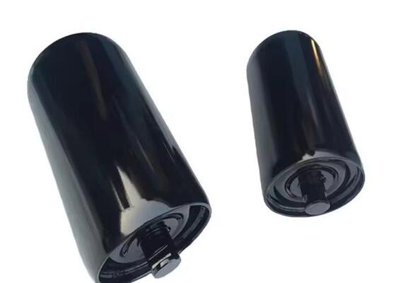 Self Cleaning Conveyor Roller Black Rubber Disc Wet Material Conveyor System