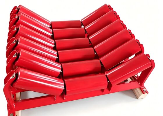 Mining Conveyor Roller HDPE Shell Stainless Shaft Wet Environment Conveyor System