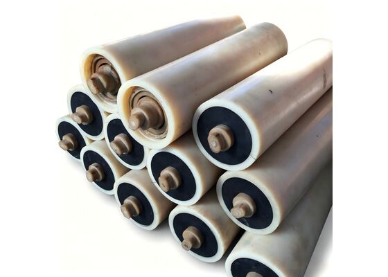 Plastic Conveyor Roller Waterproof Low Noise Coal Handling Conveyor Supporting Part