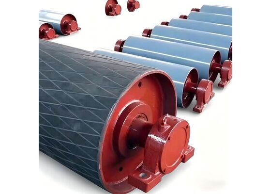 Self Aligning Conveyor Roller Mining Belt Tracking Heavy Duty Conveyor Component