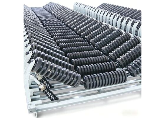 Self Aligning Conveyor Roller Mining Belt Tracking Heavy Duty Conveyor Component