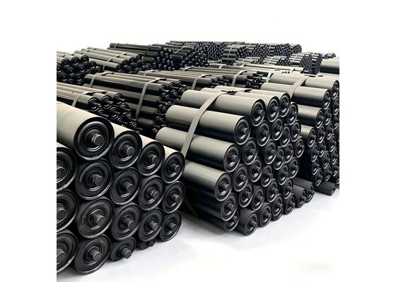 Self Aligning Conveyor Roller Mining Belt Tracking Heavy Duty Conveyor Component