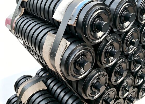 Plastic Conveyor Roller Waterproof Low Noise Coal Handling Conveyor Supporting Part