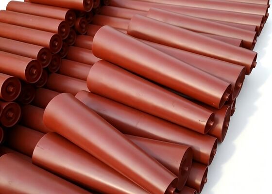 Self Aligning Conveyor Roller Mining Belt Tracking Heavy Duty Conveyor Component