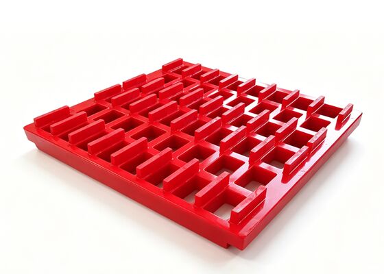 Wear Resistant Polyurethane Modular Screen 500x500mm for Mining Deck Sizing Tasks