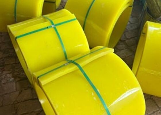 Polyurethane Conveyor Sealing Skirt 90 Shore A High Wear Resistance Bulk Conveyor