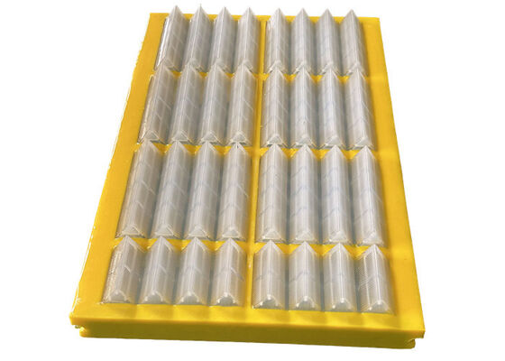 Wear Resistant Polyurethane Flip Flow Relaxation Screen for Wet Sticky Materials
