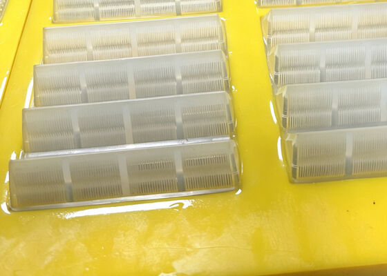 Peak-Design Triangle Polyurethane Dewatering Screen Panel with High Drainage for Iron Ore Classification