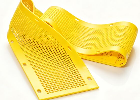 MDI Polyether Flip Flow Screen Mats for Heavy Duty Dewatering Applications