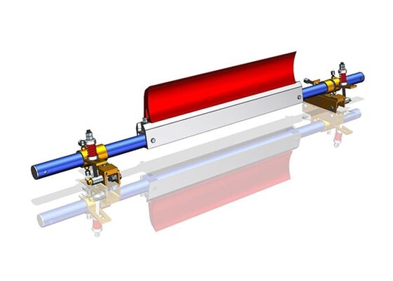 Conveyor Belt Polyurethane Scraper Blue Blade Long Lasting Mining Conveyor Cleaner