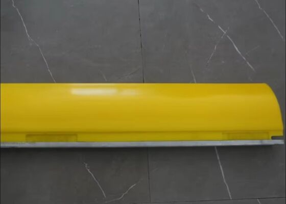 Conveyor Belt PU Scraper Orange Blade Heavy Duty Bulk Material Handling Use