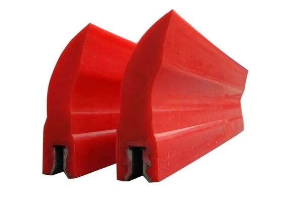 Primary PU Conveyor Belt Cleaner for Bulk Material Handling Abrasion Resistant Design