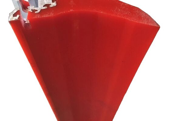 Primary PU Conveyor Belt Cleaner for Bulk Material Handling Abrasion Resistant Design