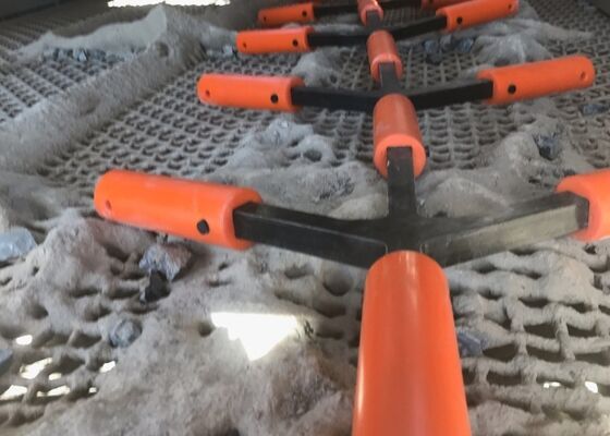 Wear Resistant Cleaning Rods for Quarry Screening Plants