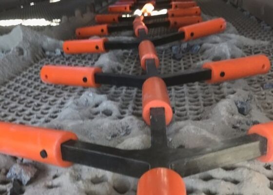 Wear Resistant Cleaning Rods for Quarry Screening Plants