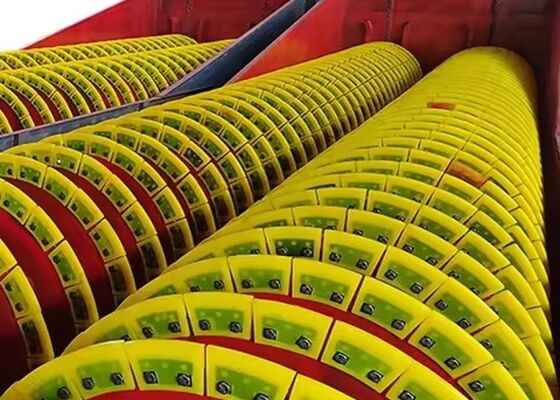 Spiral Classifier PU Flights High Wear Resistance Ore Processing Parts