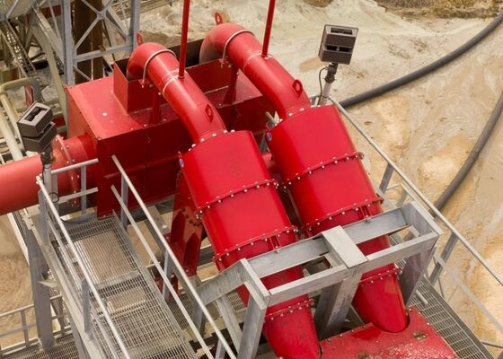High Hardness PU Lined Hydrocyclone For Heavy Duty Mining Ore Processing