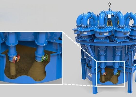 Heavy Duty Plastic Hydrocyclone For Industrial Mining Slurry Processing Work