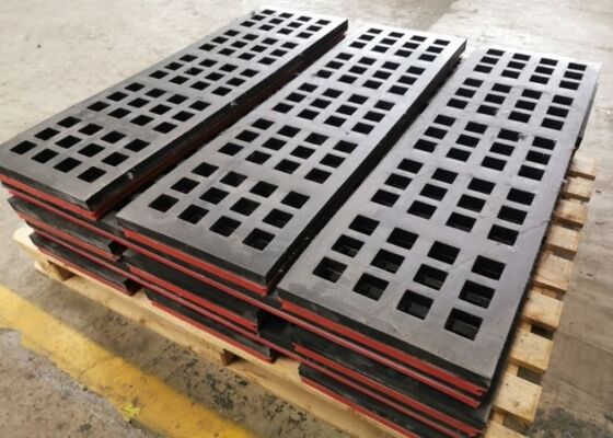 Durable Rubber Screening Surface for Mineral Processing Plants