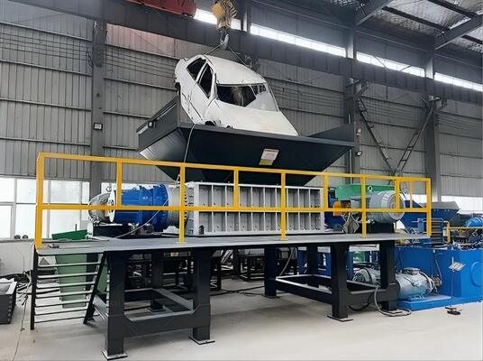 Industrial Double Shaft Shredder for Waste Recycling 