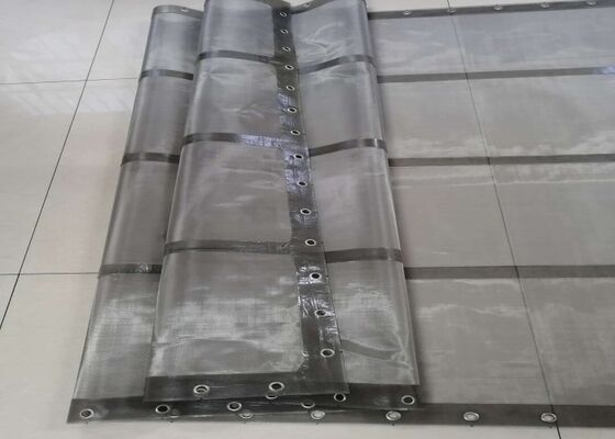 HUATAO Black PU Grommet Screen 304 Stainless Steel 46%-76.4% Open Area