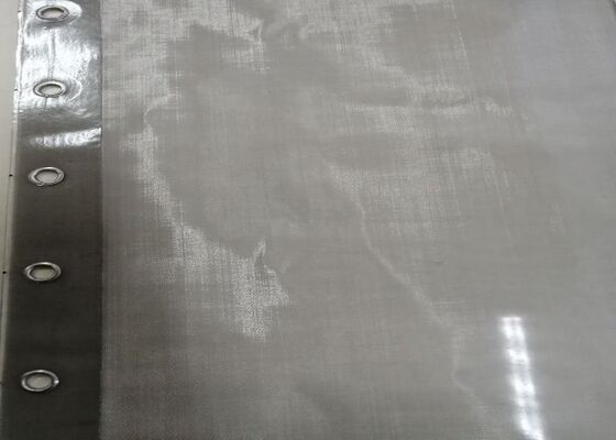 High-Temp Folded Edge Screen 304 Stainless Steel >80°C for Chemical Processing