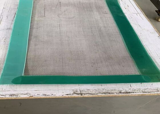 HUATAO FDA Grommet Screen 316L Stainless Steel Transparent PU Edge Food Industry
