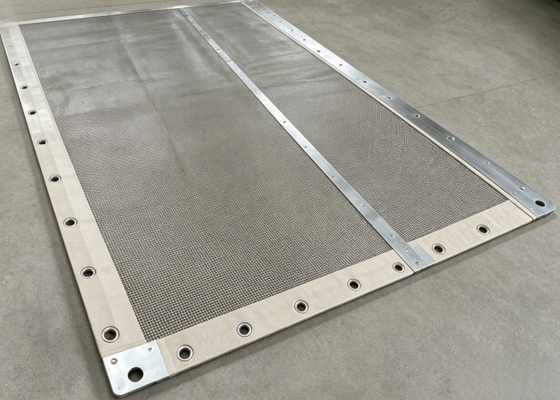 Food-Grade Grommet Screen Transparent PU FDA Compliant 14-230 Mesh Count