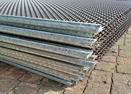 High Strength Manganese Steel Quarry Screen Mesh for Sand Gravel and Aggregate Separation